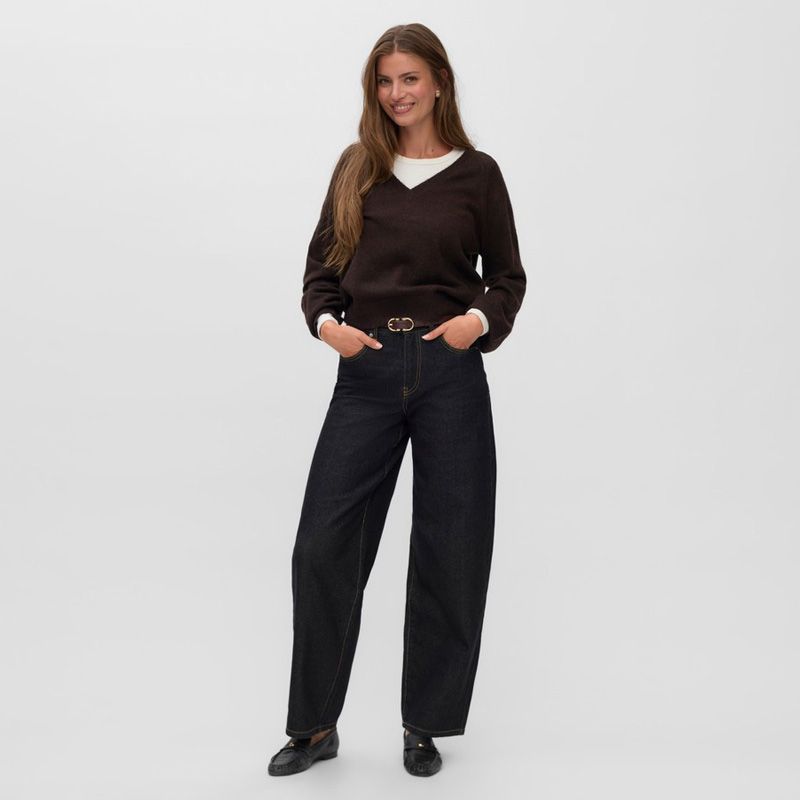 Pull vmteak chocolate torte 10348388 4602 Femme VERO MODA
