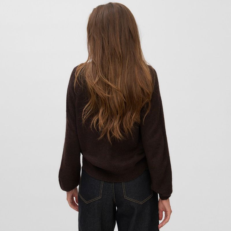 Pull vmteak chocolate torte 10348388 4602 Femme VERO MODA