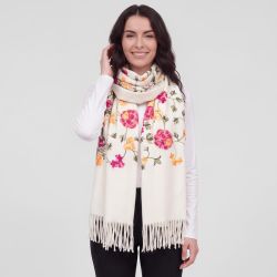 Echarpe brode gp-ff-226016 Femme GERARD PASQUIER