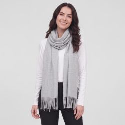 Echarpe gris fonce man-hh-260201 Femme MANOUKIAN