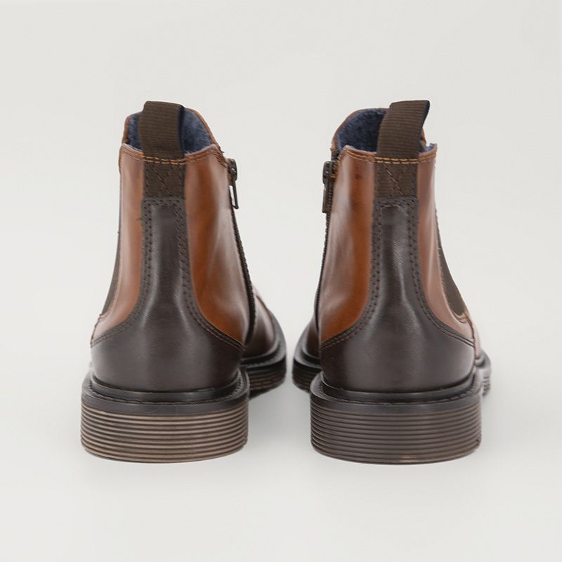 Bottine cognac 325ate355000-6300 t40/46 Homme BUGATTI