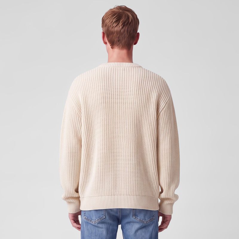 Pull col rond marine pnm-1011-ds Homme PANAME BROTHERS