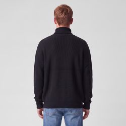 Pull demi zip marine pnm-1040-ds Homme PANAME BROTHERS