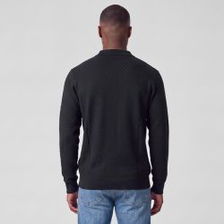 Pull col polo zippe licinio Homme KAPORAL