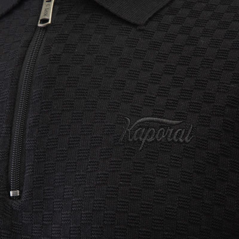 Pull col polo zippe licinio Homme KAPORAL