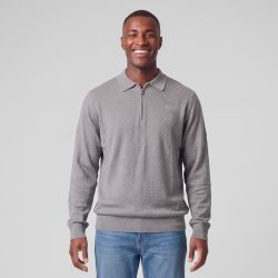 Pull col polo zippe licinio Homme KAPORAL