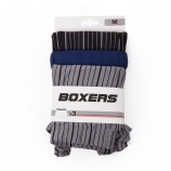 Lot de 3 boxers à rayures homme AZERTEX marque pas cher prix dégriffés destockage