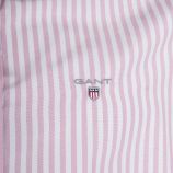Chemise rayée blanche et rose homme GANT marque pas cher prix dégriffés destockage