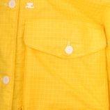 Veste en toile cirée jaune à carreaux femme COURREGES marque pas cher prix dégriffés destockage