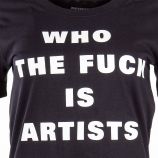 Tee shirt manches courtes floqué femme ARTISTS marque pas cher prix dégriffés destockage