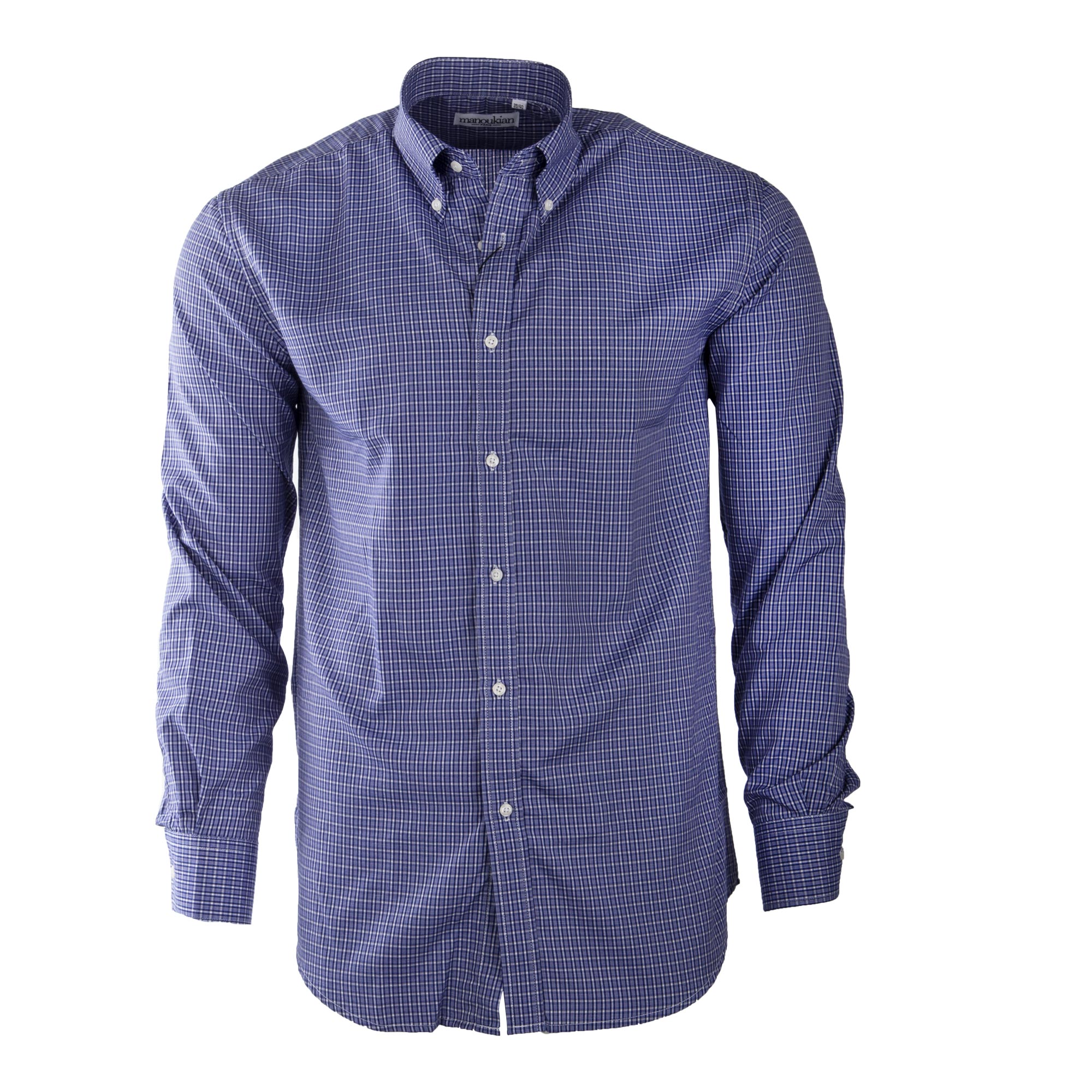 Chemise Bonobos Homme Extra Large Bleu Gris Rayure Boutonnée