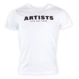 Tee shirt manches courtes blanc homme ARTISTS marque pas cher prix dégriffés destockage