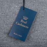 Pull laine cachemire col rond coudières Homme REAL CASHMERE marque pas cher prix dégriffés destockage