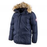 Parka fourrée homme NATSON SIMON AND SON marque pas cher prix dégriffés destockage
