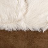 Manteau camel en suedine fausse fourrure femme Best Mountain marque pas cher prix dégriffés destockage