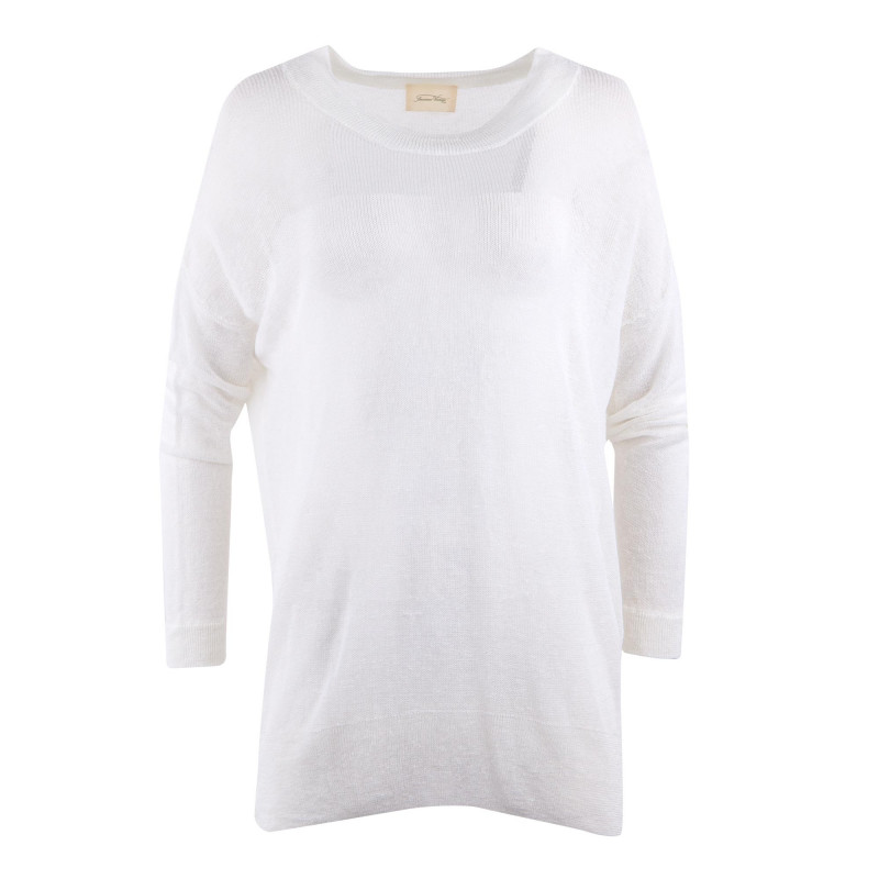 Pull fin maille ajourée femme Eve AMERICAN VINTAGE marque pas cher prix dégriffés destockage