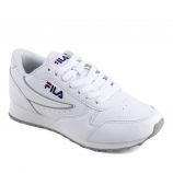 Baskets blanches femme Orbit Low WMN FILA marque pas cher prix dégriffés destockage