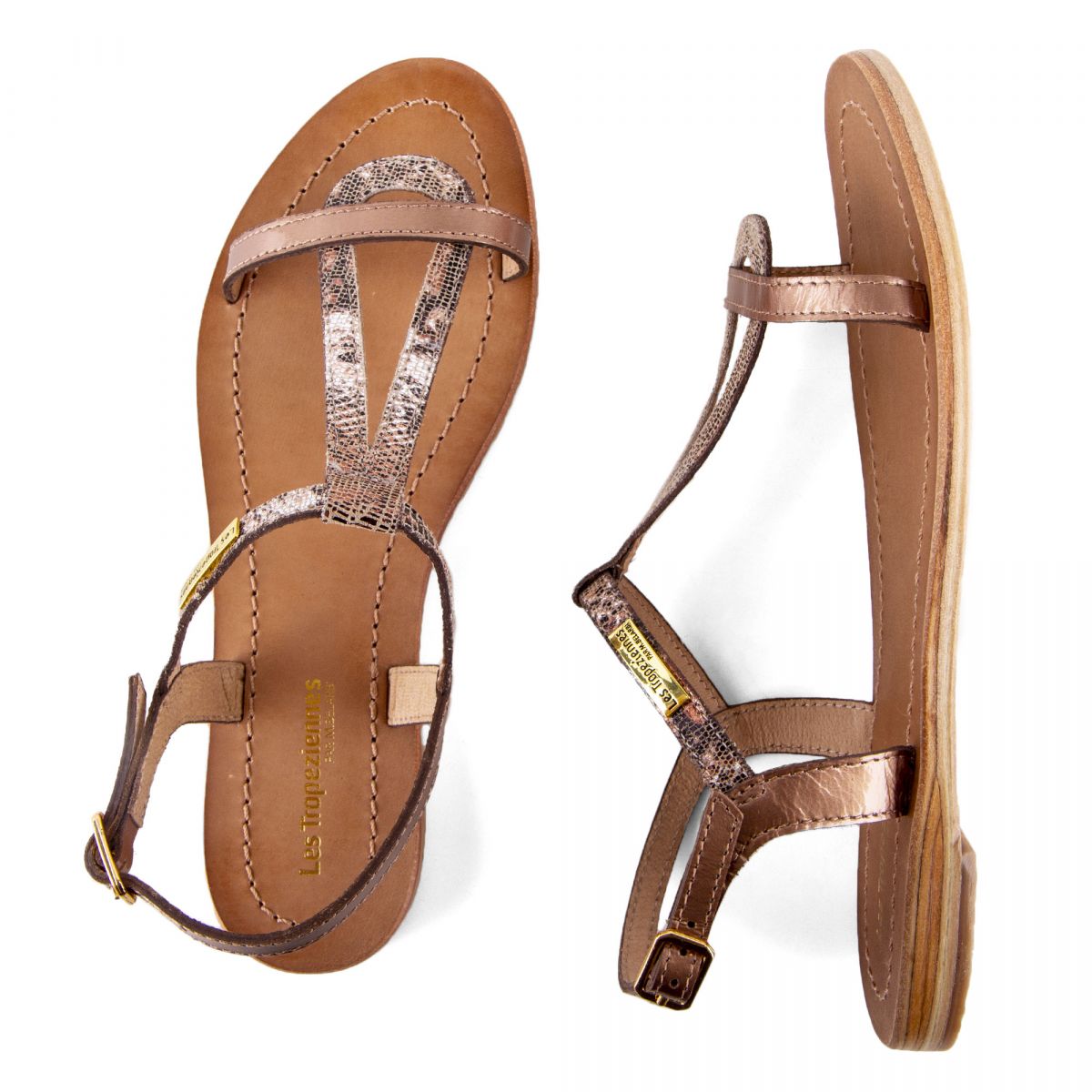 sandales femme noires plates